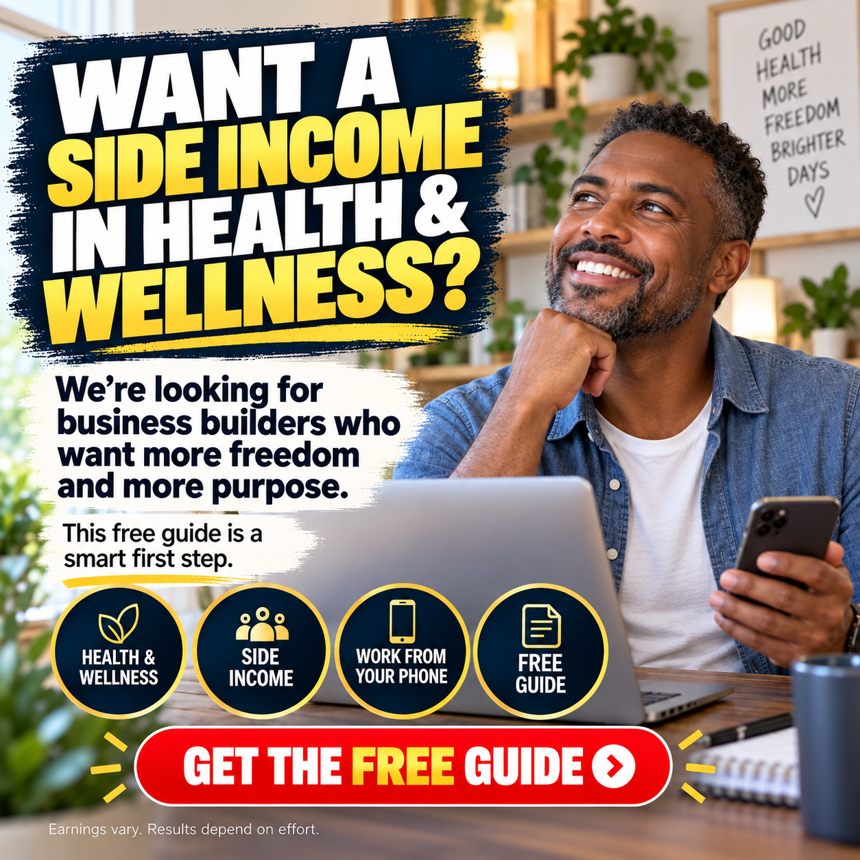 Co-op ad: want a side income in health and wellness?