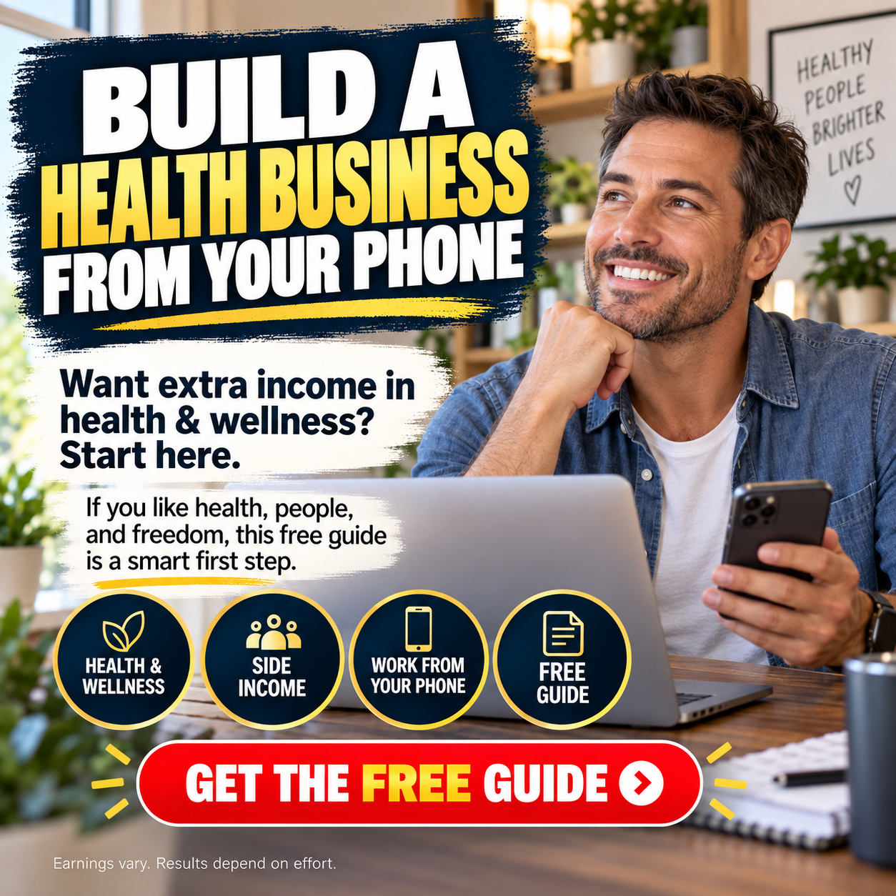 Co-op ad: build a health business from your phone
