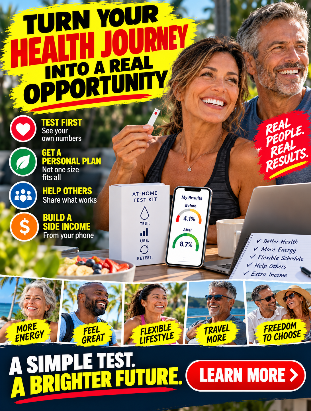 Co-op ad: turn your health journey into a real opportunity